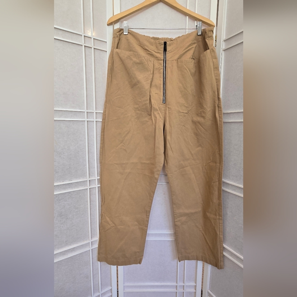 ROUCHA Stylish Tan Women's Chinos Pants